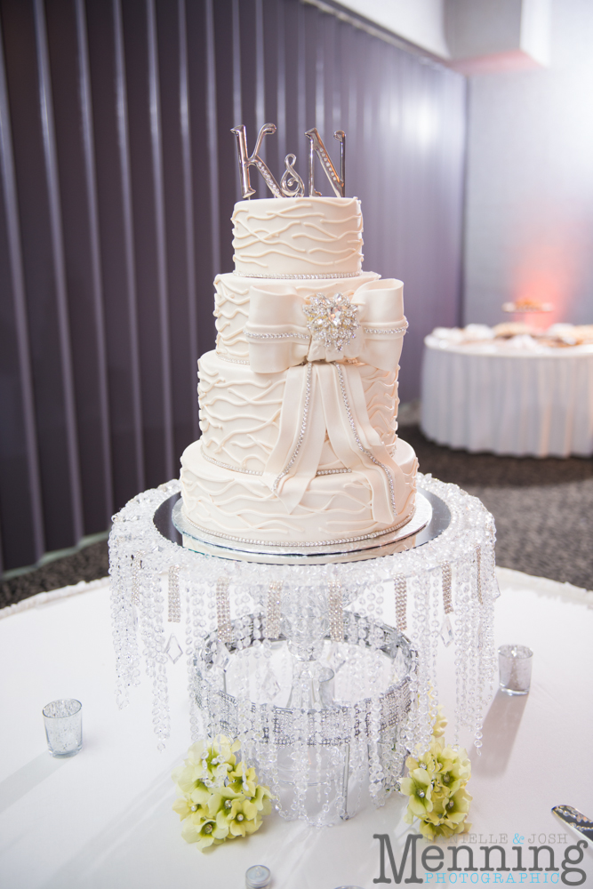 blinged out wedding cakes