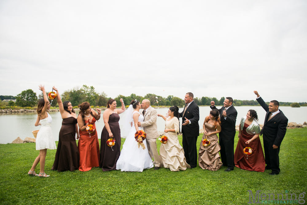 Fall colors for bridal party