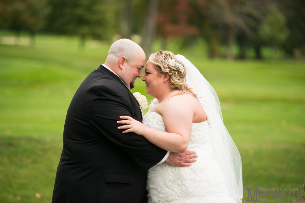 first look on wedding day