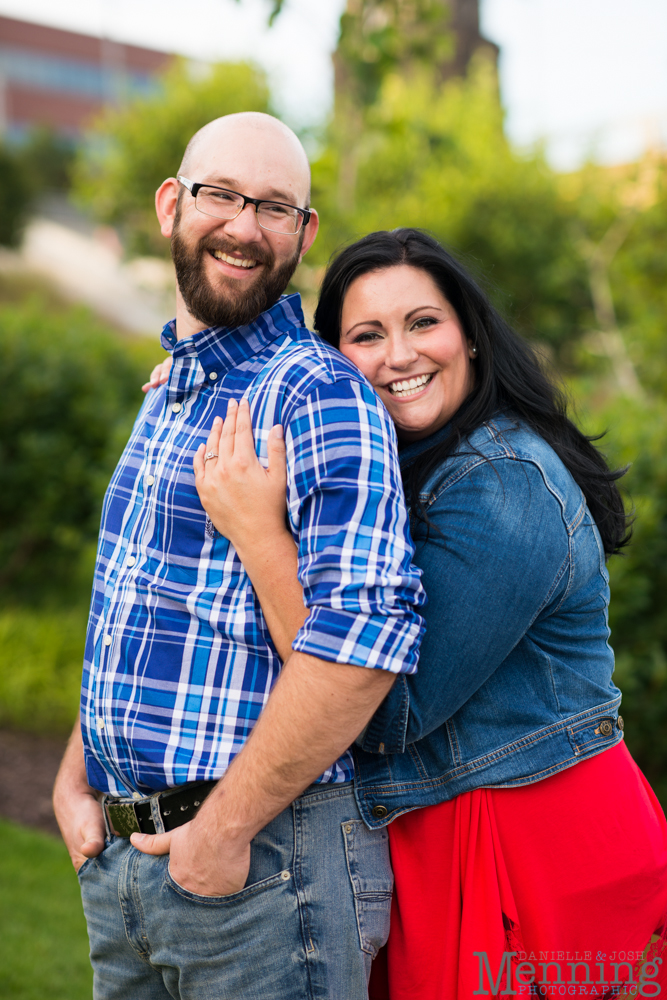 Richelle & Ryan - Downtown Pittsburgh - Roberto Clemente Bridge - PNC Park - North Shore - Heinz Pickle - Pittsburgh Engagement Session - Youngstown OH Photographers_0019