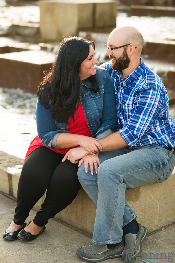 Richelle & Ryan - Downtown Pittsburgh - Roberto Clemente Bridge - PNC Park - North Shore - Heinz Pickle - Pittsburgh Engagement Session - Youngstown OH Photographers_0021