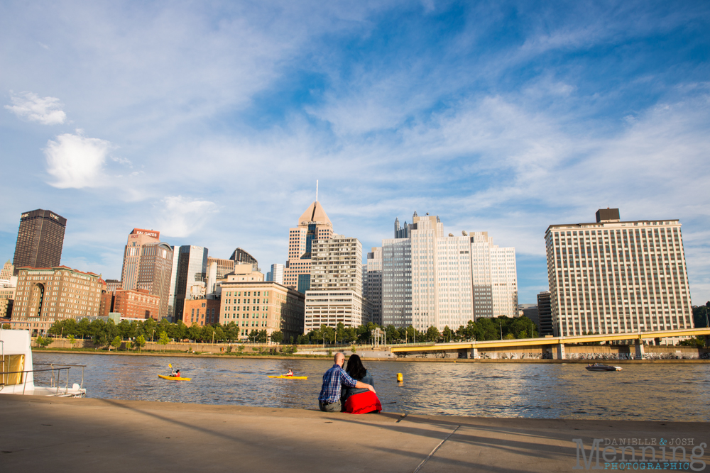 Richelle & Ryan - Downtown Pittsburgh - Roberto Clemente Bridge - PNC Park - North Shore - Heinz Pickle - Pittsburgh Engagement Session - Youngstown OH Photographers_0027