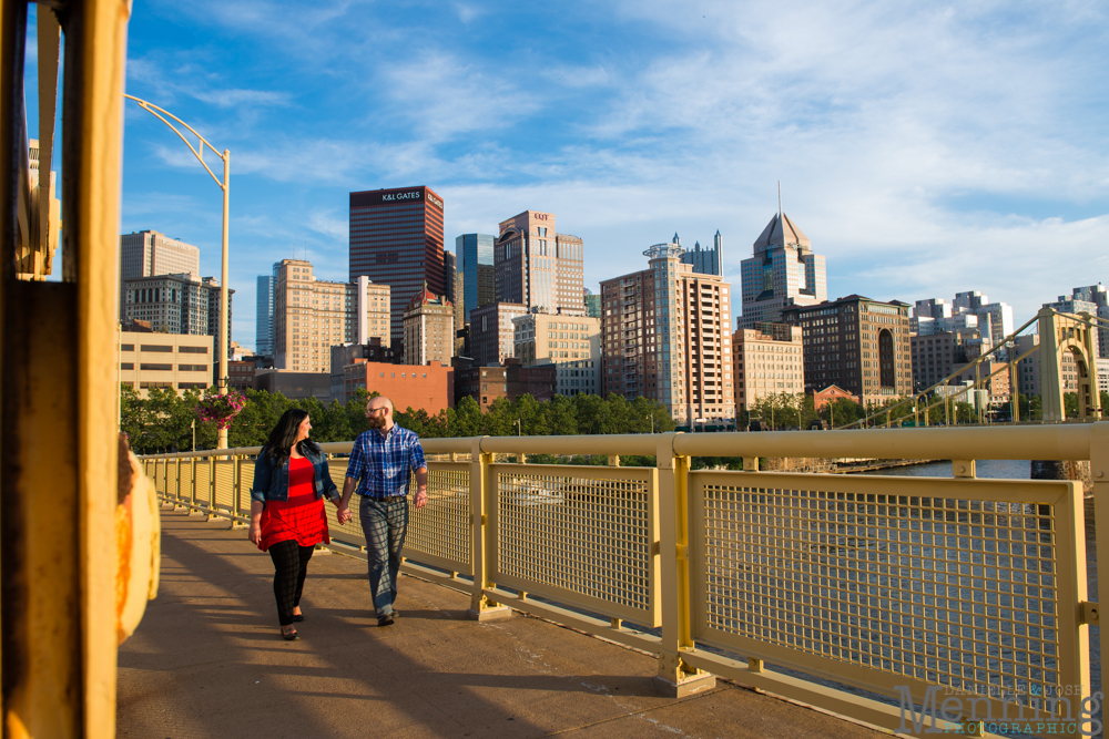 Richelle & Ryan - Downtown Pittsburgh - Roberto Clemente Bridge - PNC Park - North Shore - Heinz Pickle - Pittsburgh Engagement Session - Youngstown OH Photographers_0036