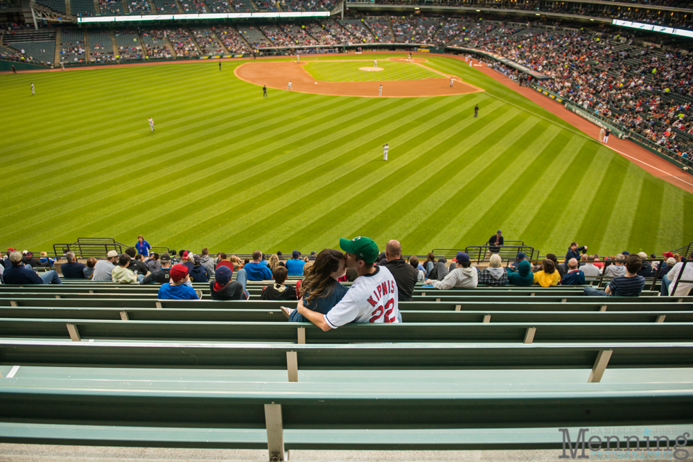 Progressive Field engagement photos