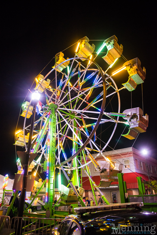 ferris wheel at the Columbiana Street Fair