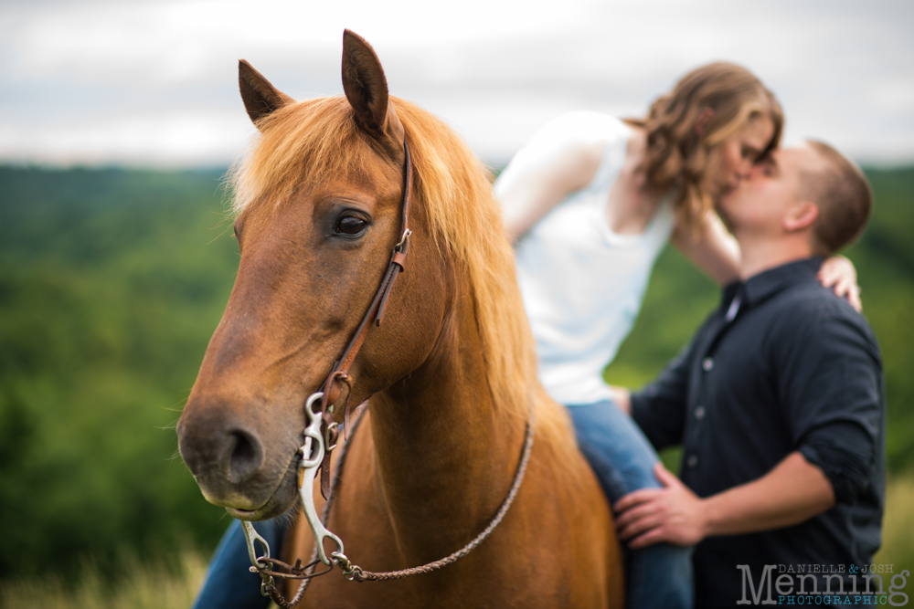horse engagement photos