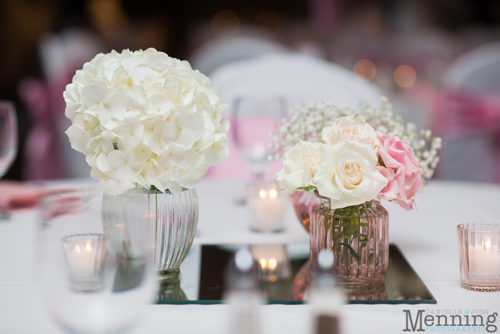 pink wedding decor