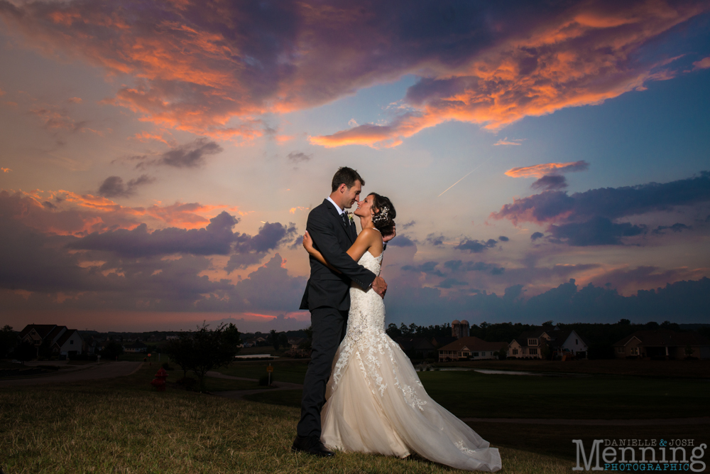 wedding photos at sunset