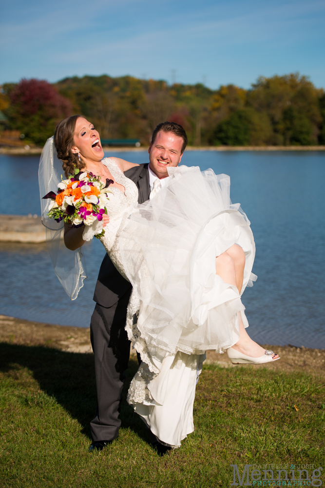 Ellen & Michael Wedding - The Gathering Place at Darlington Lake - Fall Wedding Photos - Youngstown, Ohio Wedding Photographers_0070