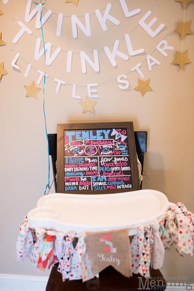 twinkle twinkle little star themed first birthday party