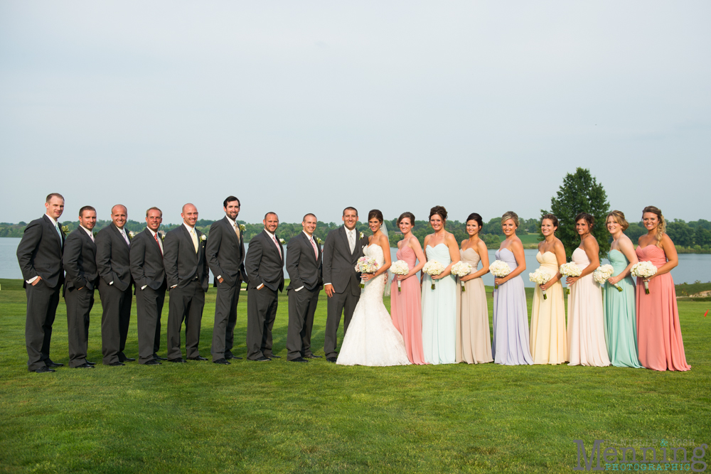 wedding reception at The Lake Club Poland Ohio