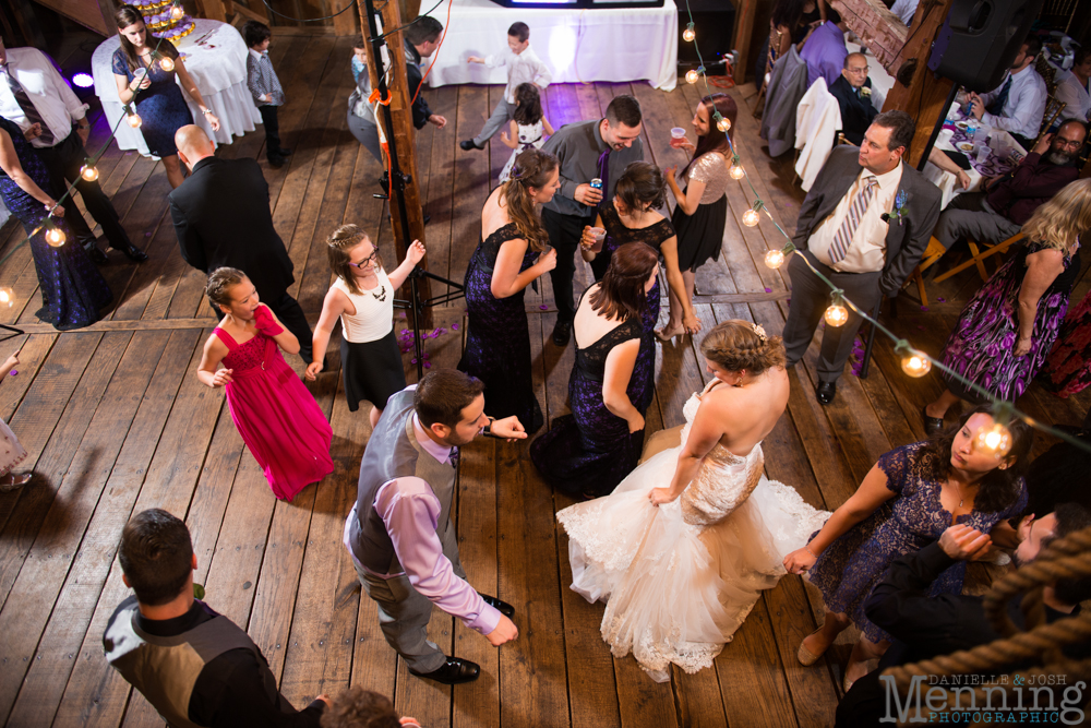 reception at The Barn & Gazebo