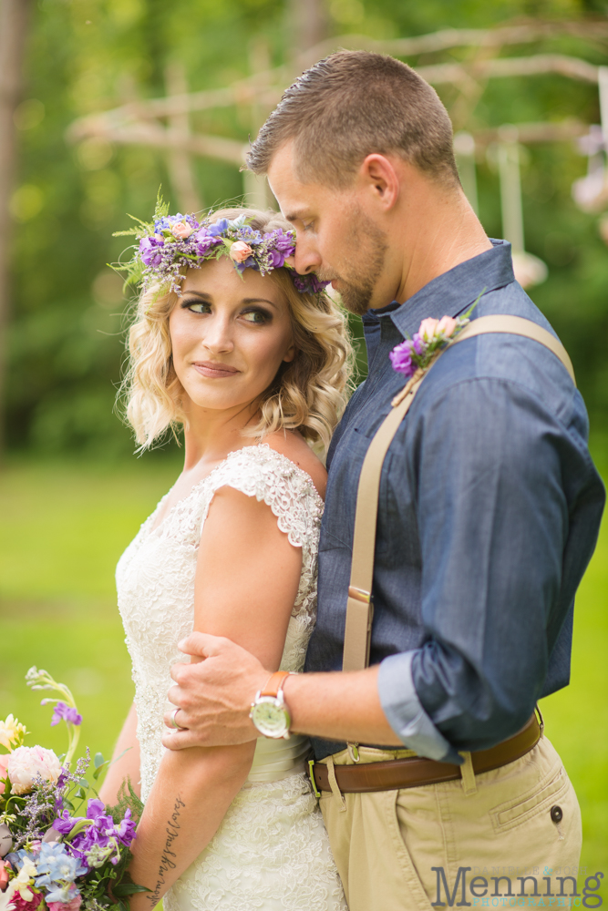 boho bride & groom