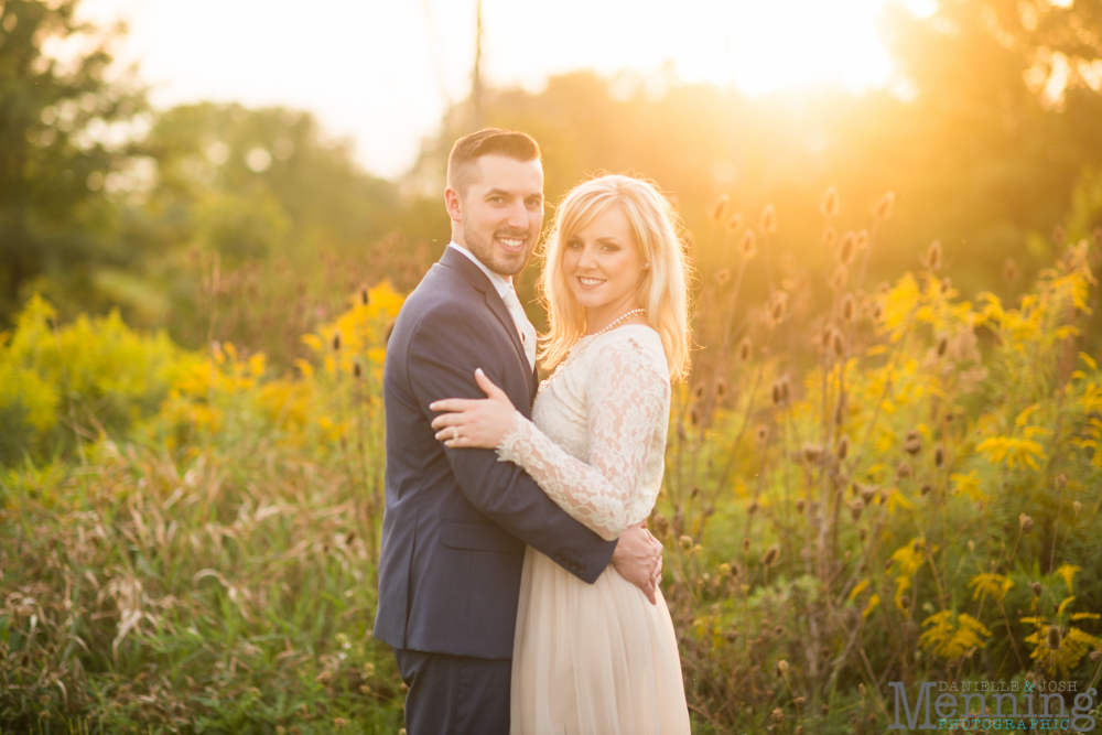 sunset engagement session vineyard