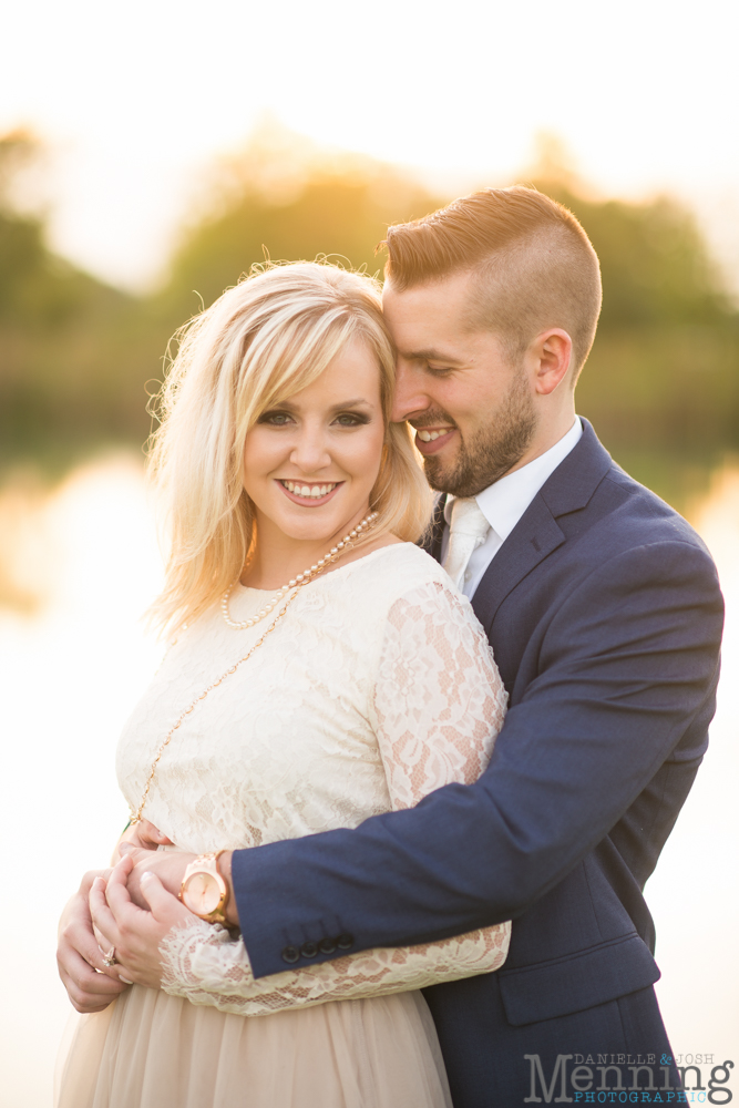 sunset engagement photos