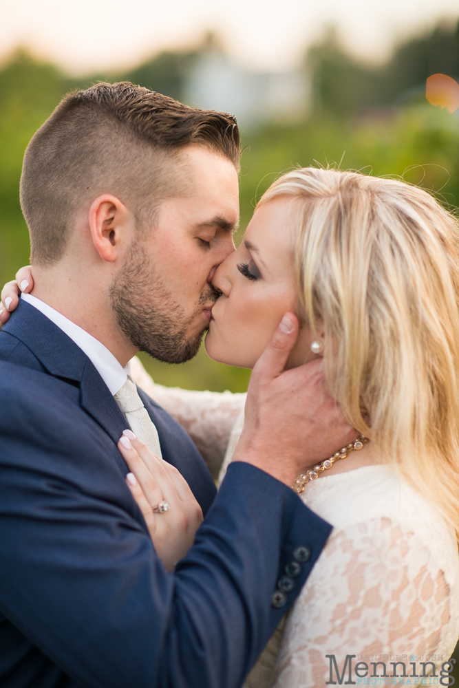 romantic vineyard engagement session