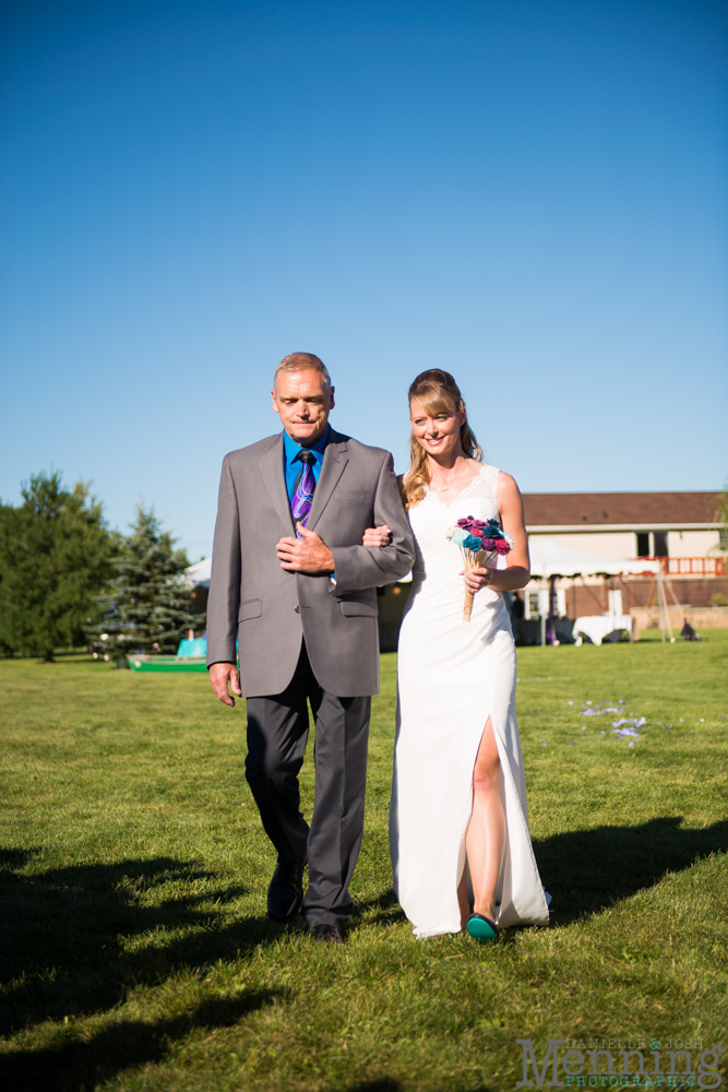 backyard wedding Columbiana Ohio