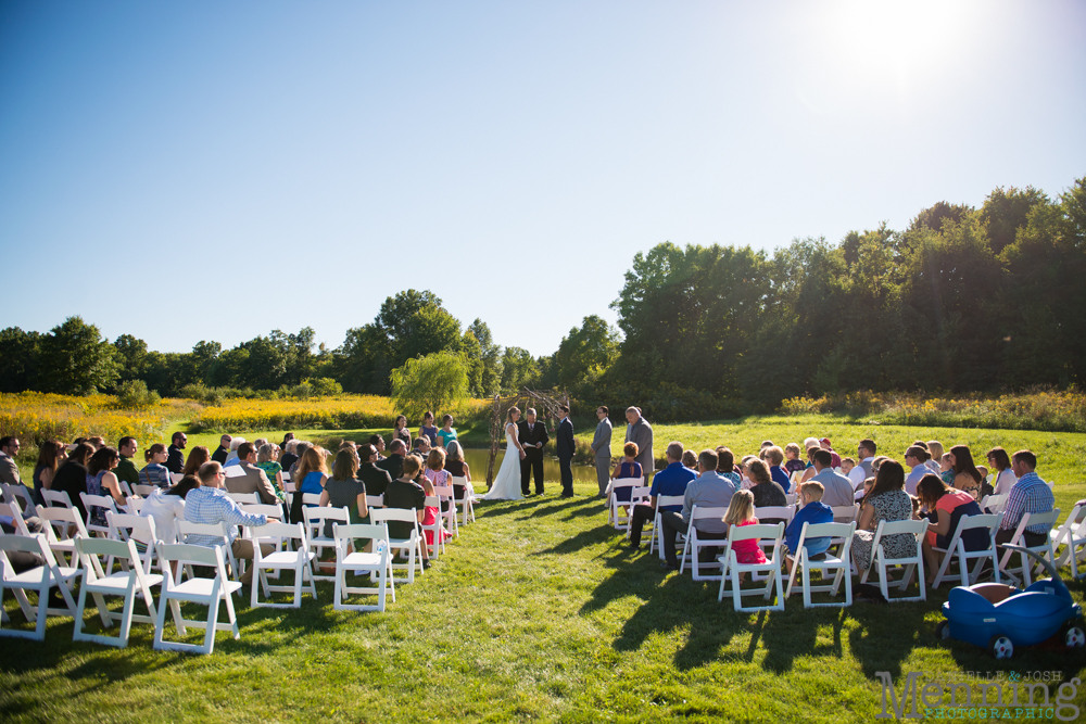 backyard wedding Columbiana Ohio