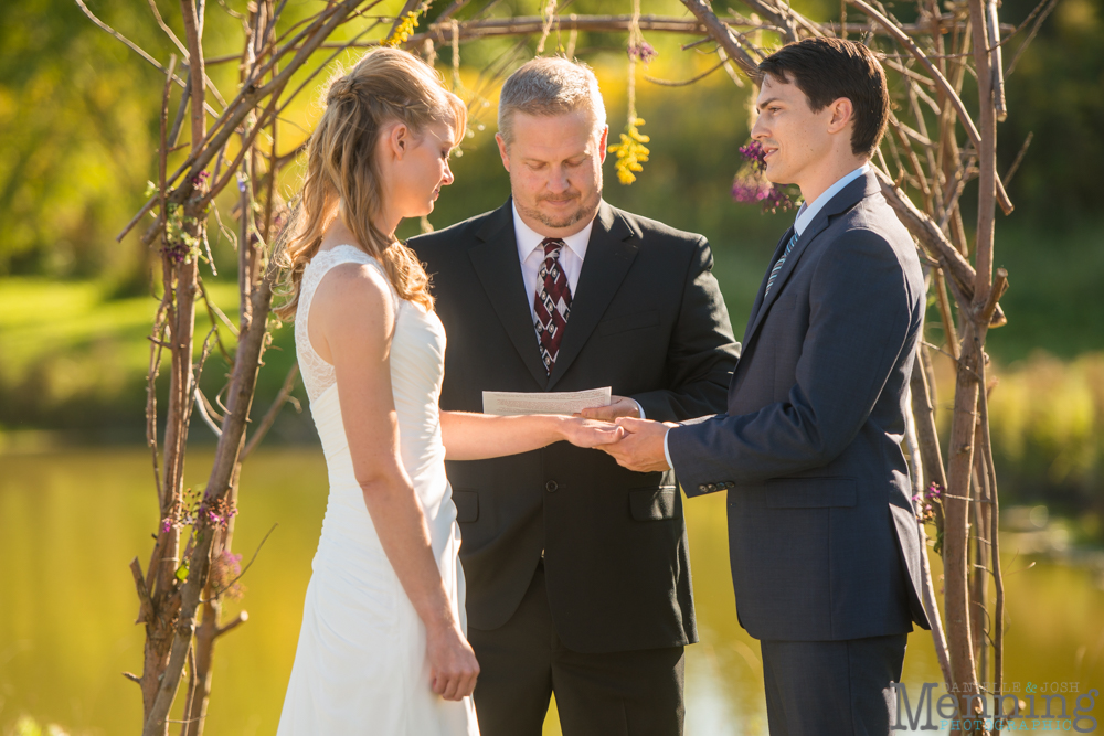 backyard wedding Columbiana Ohio