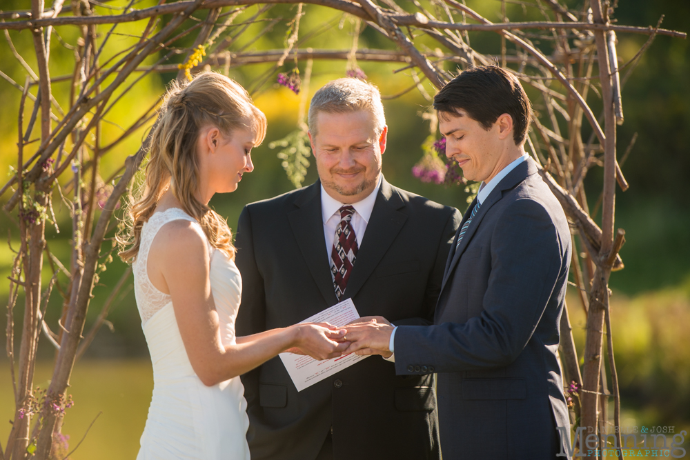 backyard wedding Columbiana Ohio