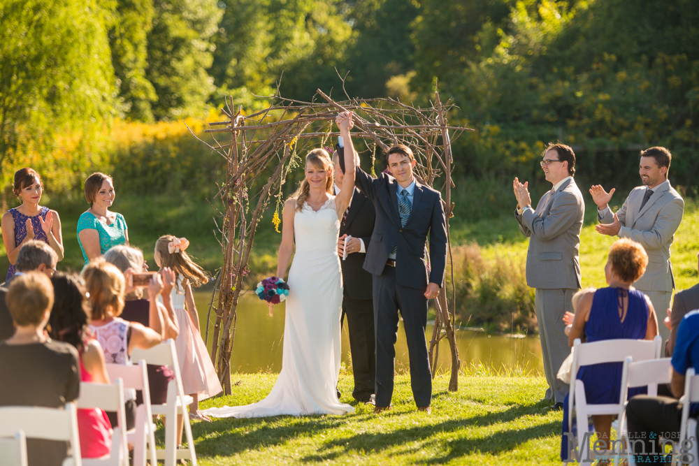 backyard wedding Columbiana Ohio