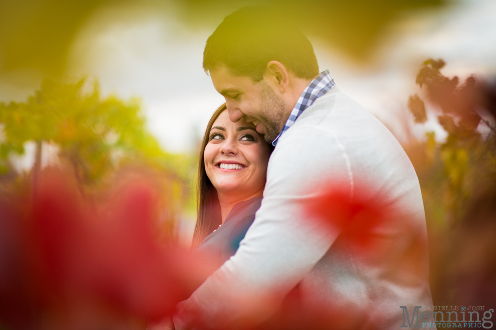 winery engagement photos