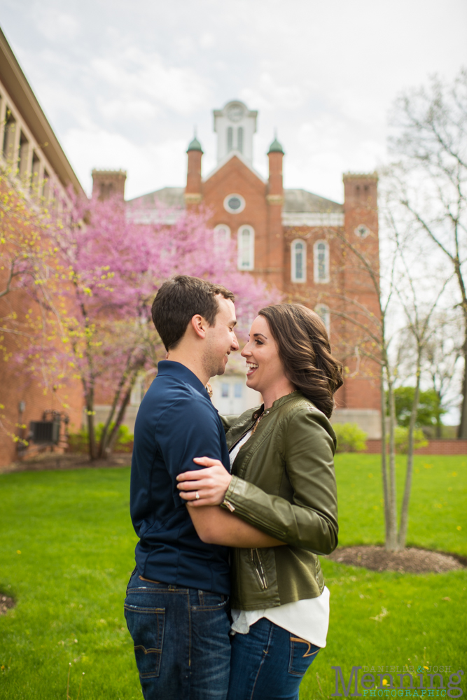 Mount Union University engagement photos