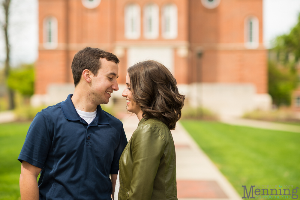 Mount Union University engagement photos