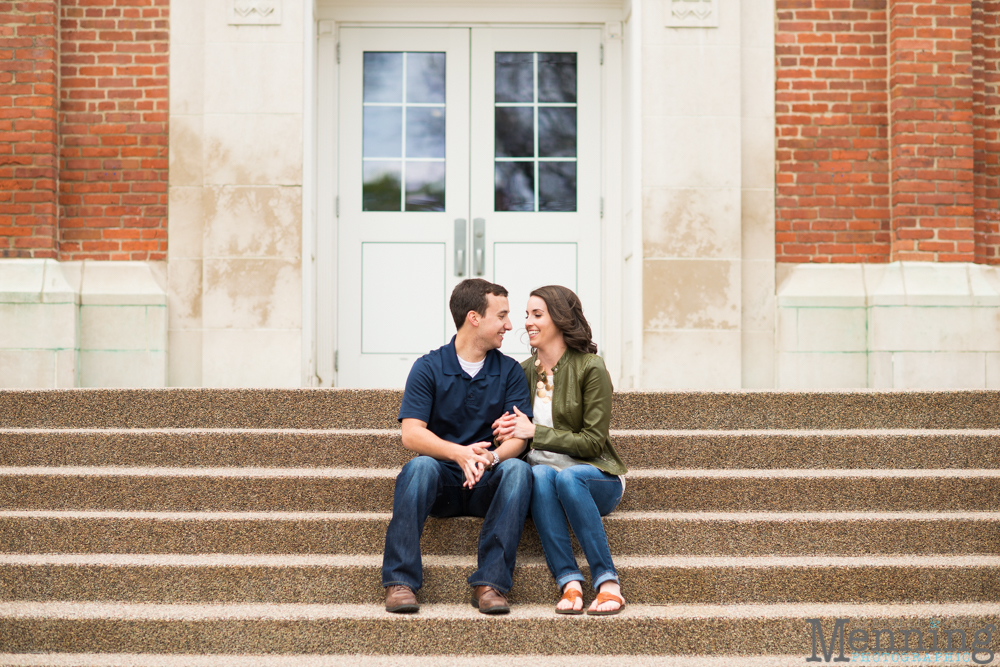 Mount Union University engagement photos