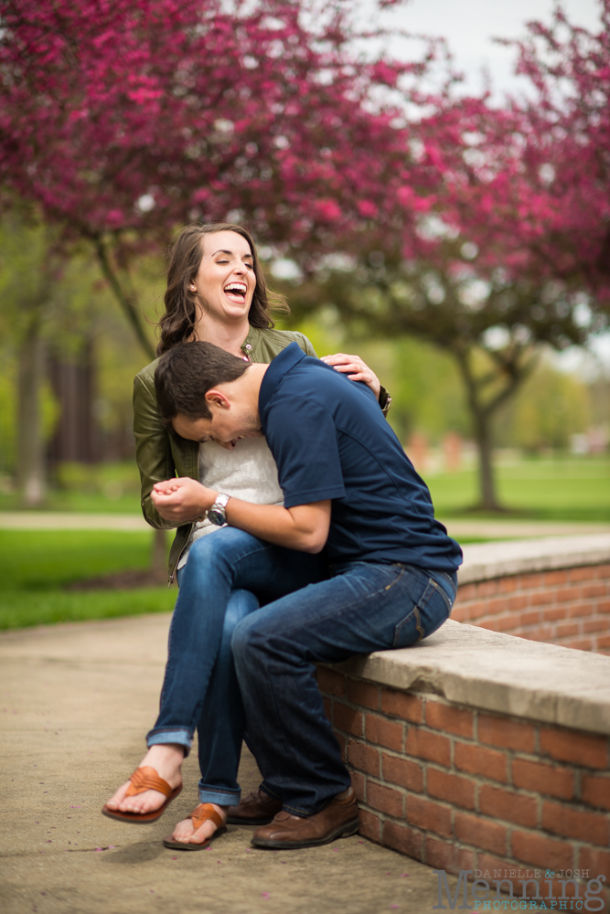 Mount Union University engagement photos