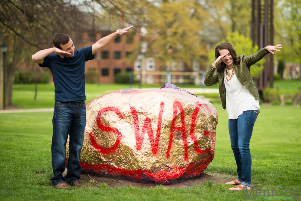 Mount Union University engagement photos