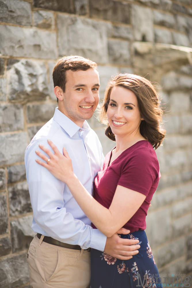 Mount Union University engagement photos