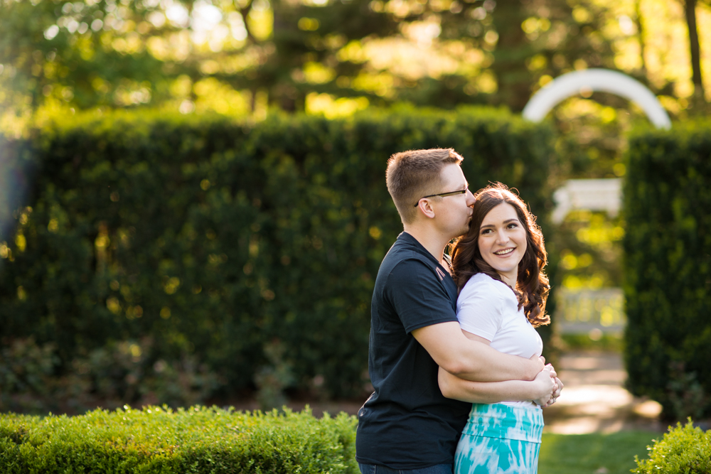 Youngstown engagement photos in Mill Creek Park