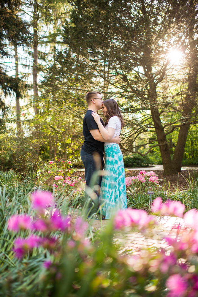 Youngstown engagement photos in Mill Creek Park