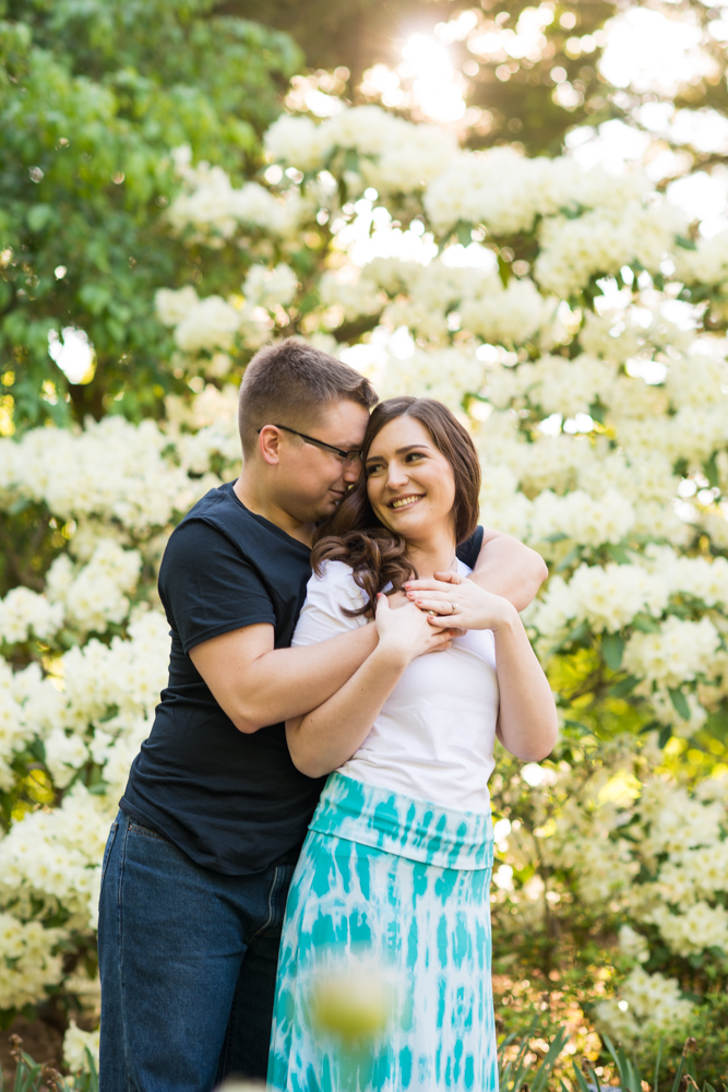 Youngstown engagement photos in Mill Creek Park