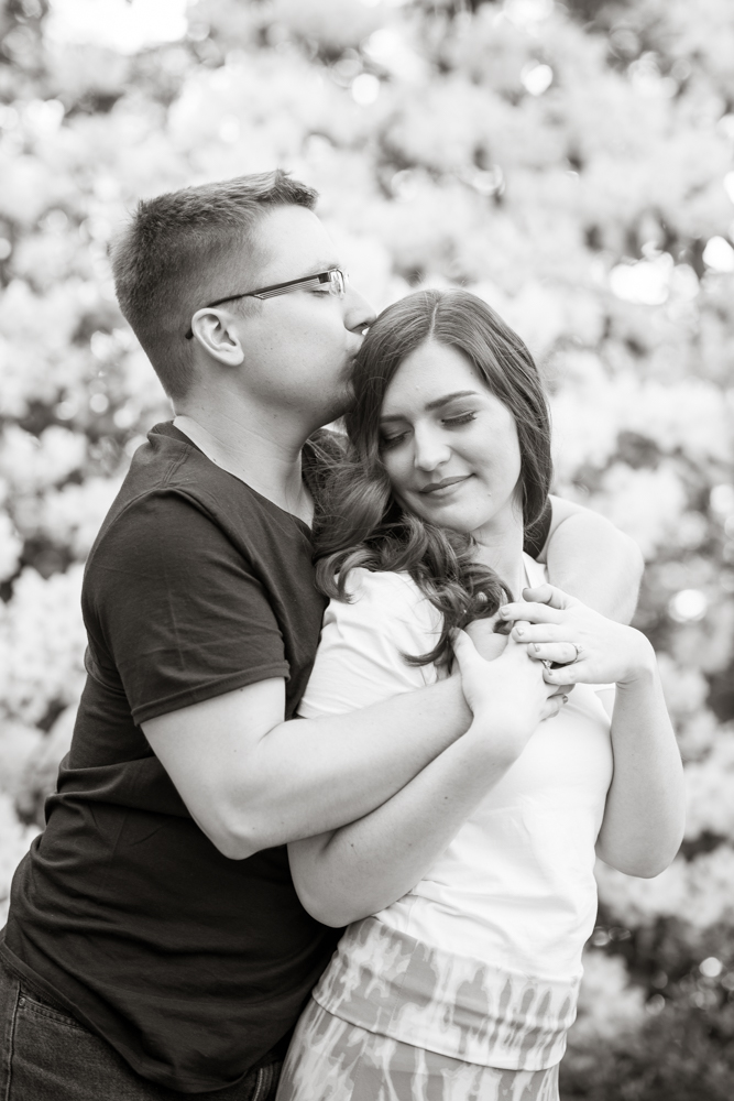 Youngstown engagement photos in Mill Creek Park