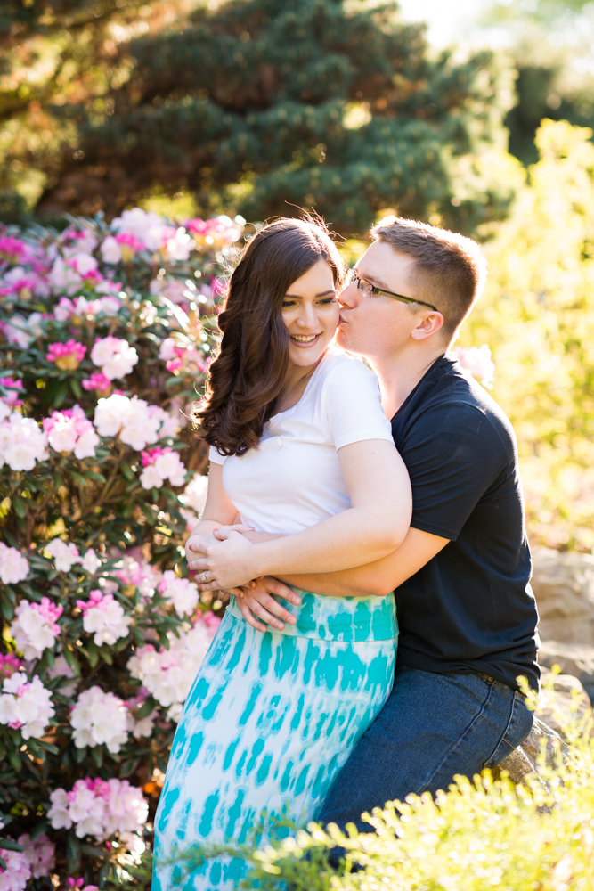 Youngstown engagement photos in Mill Creek Park