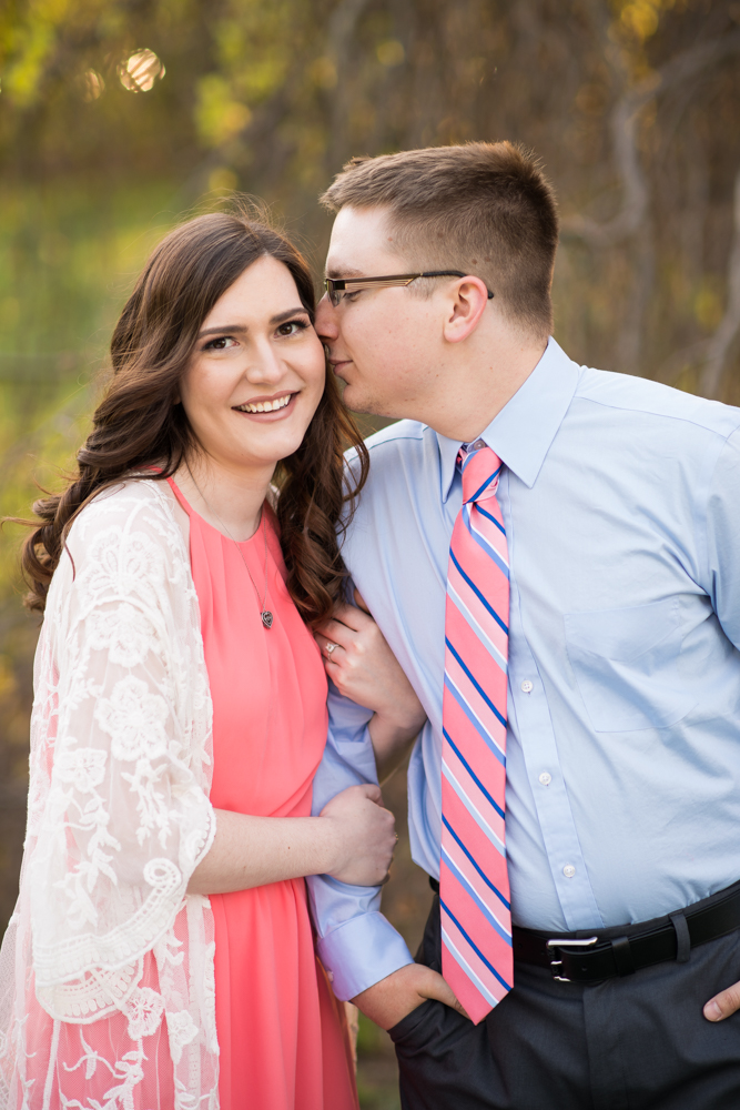 Youngstown engagement photos in Mill Creek Park