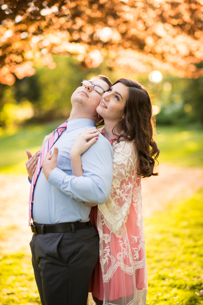 Youngstown engagement photos in Mill Creek Park