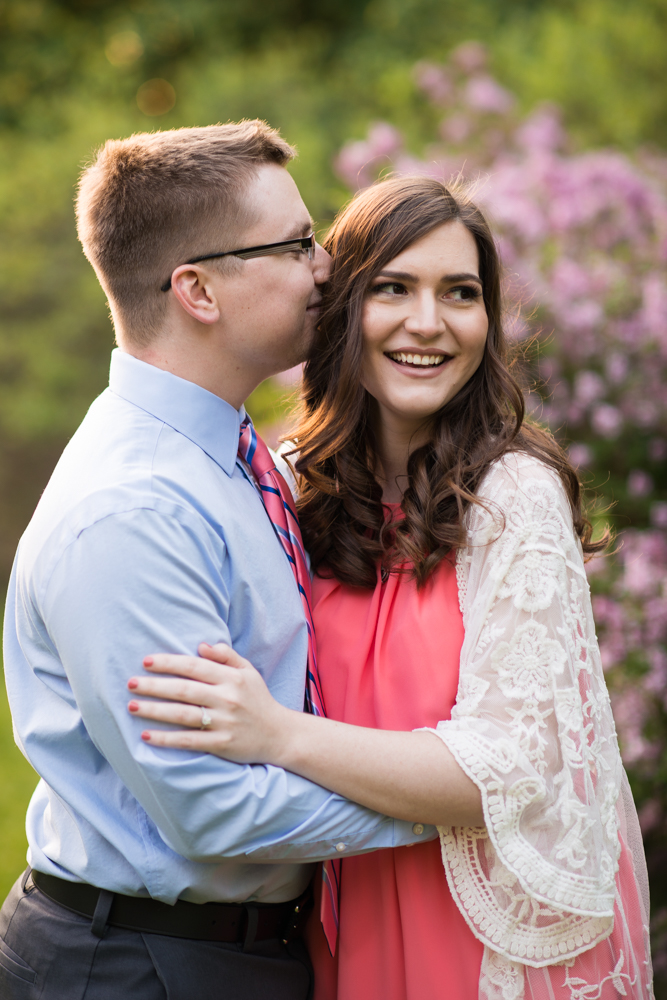 Youngstown engagement photos in Mill Creek Park