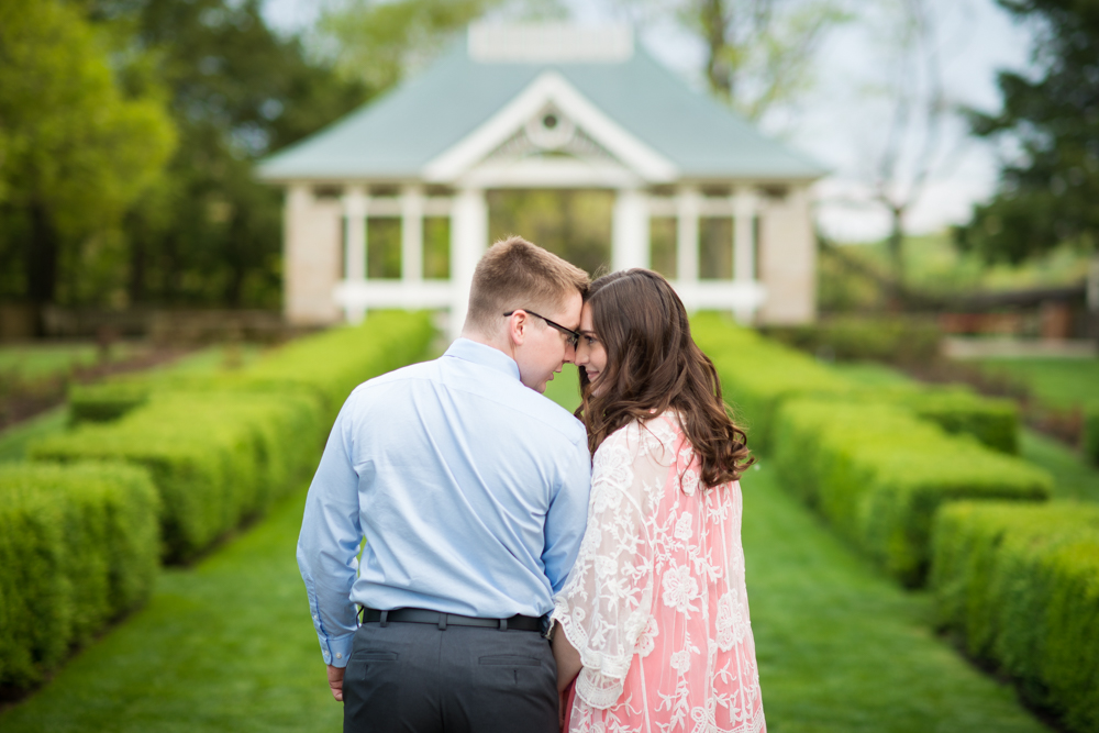 Youngstown engagement photos in Mill Creek Park