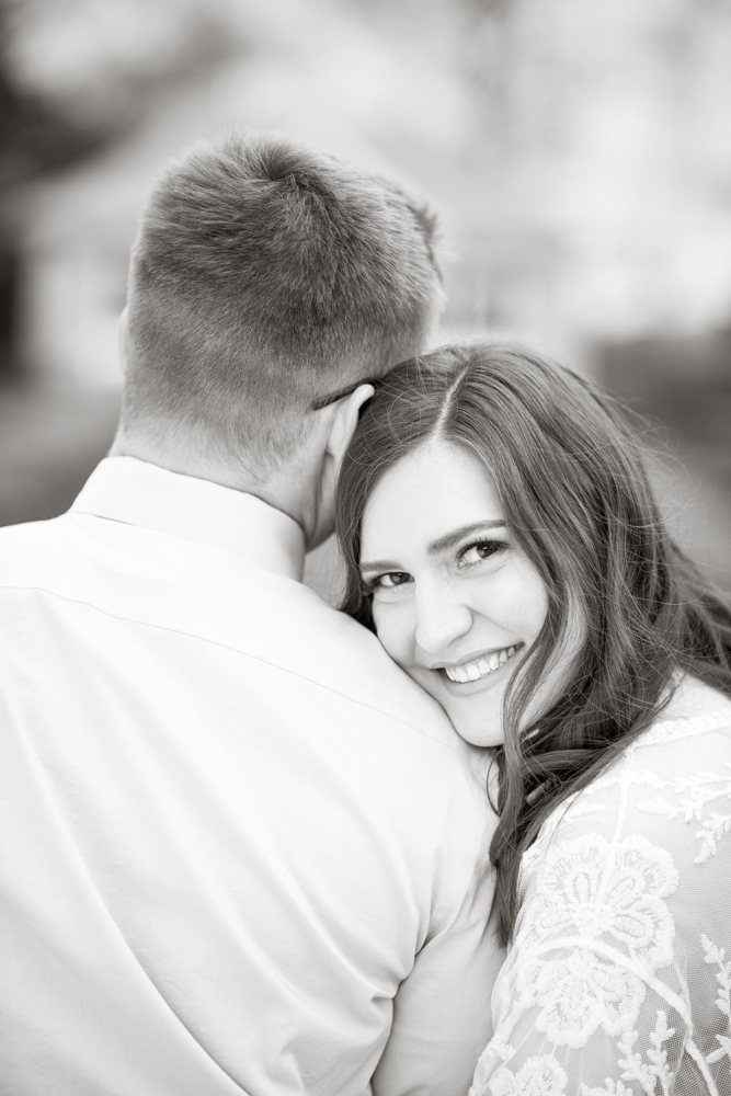 Youngstown engagement photos in Mill Creek Park