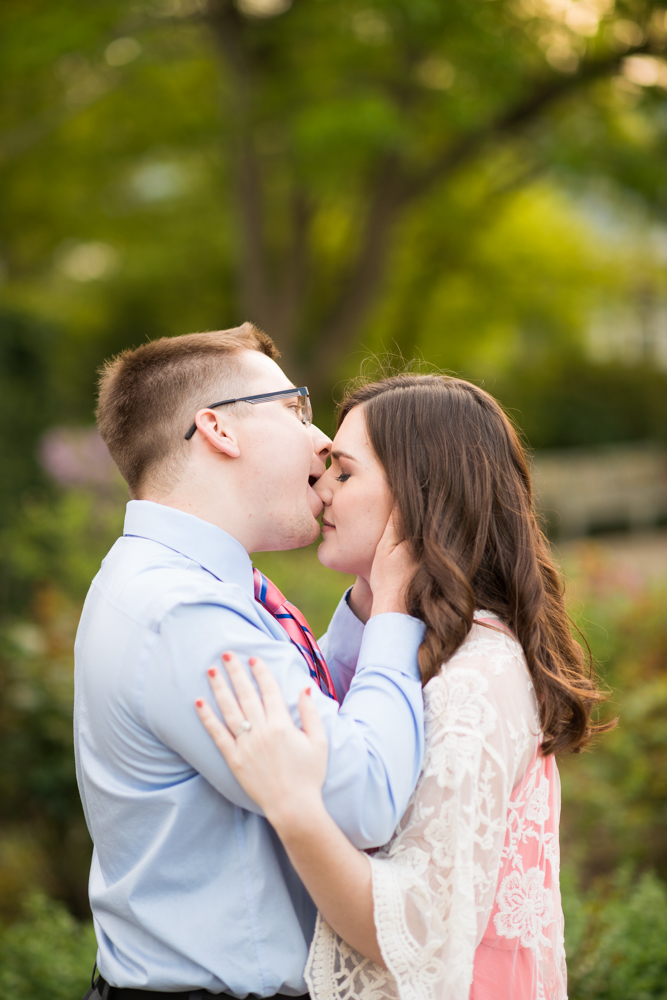 Youngstown engagement photos in Mill Creek Park