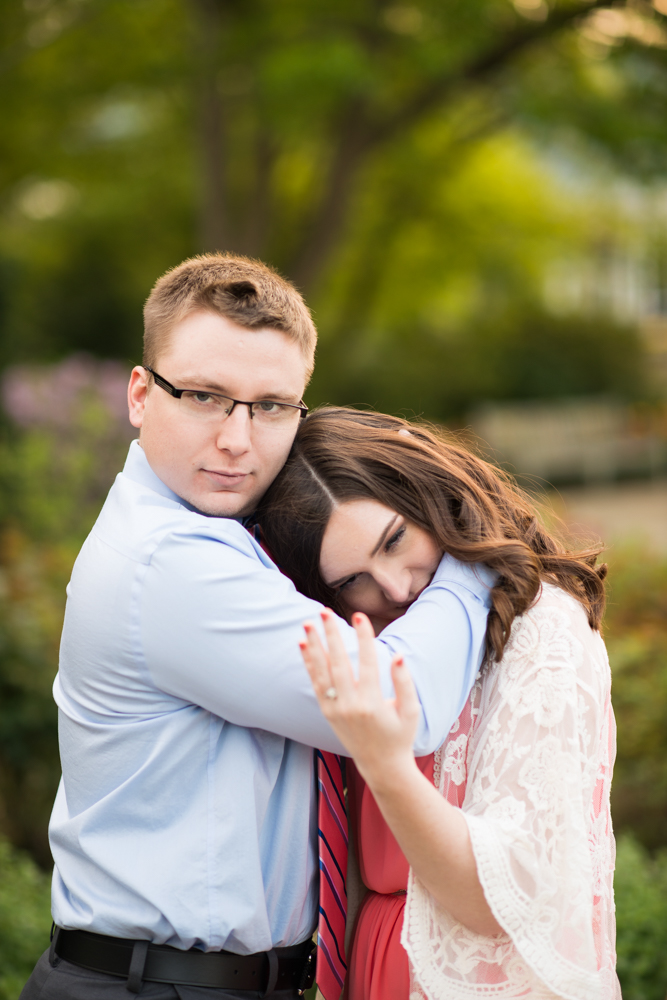 Youngstown engagement photos in Mill Creek Park