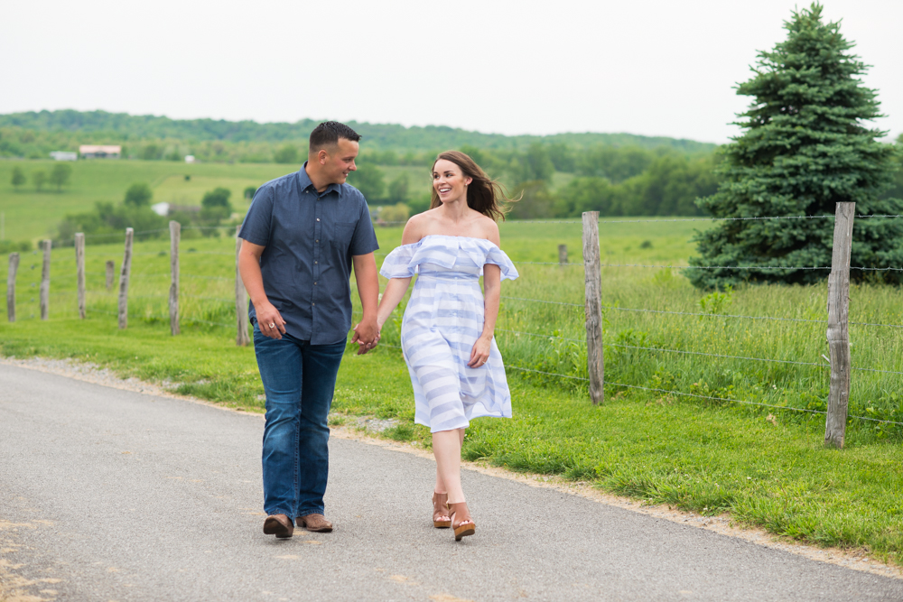 country engagement photos