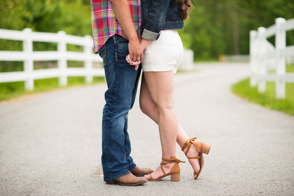 country engagement photos