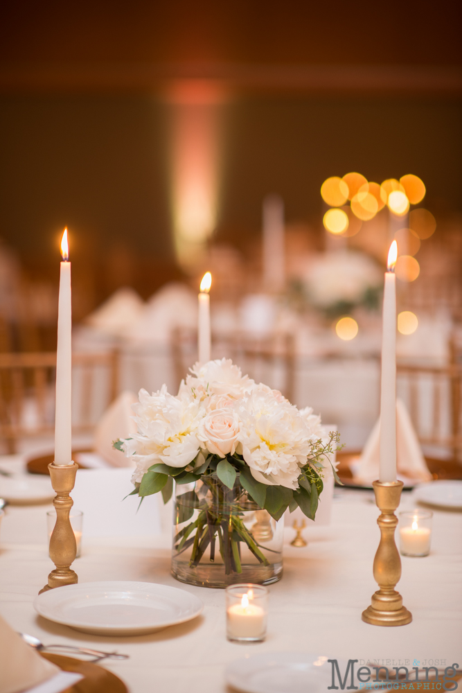 classic ivory and gold wedding