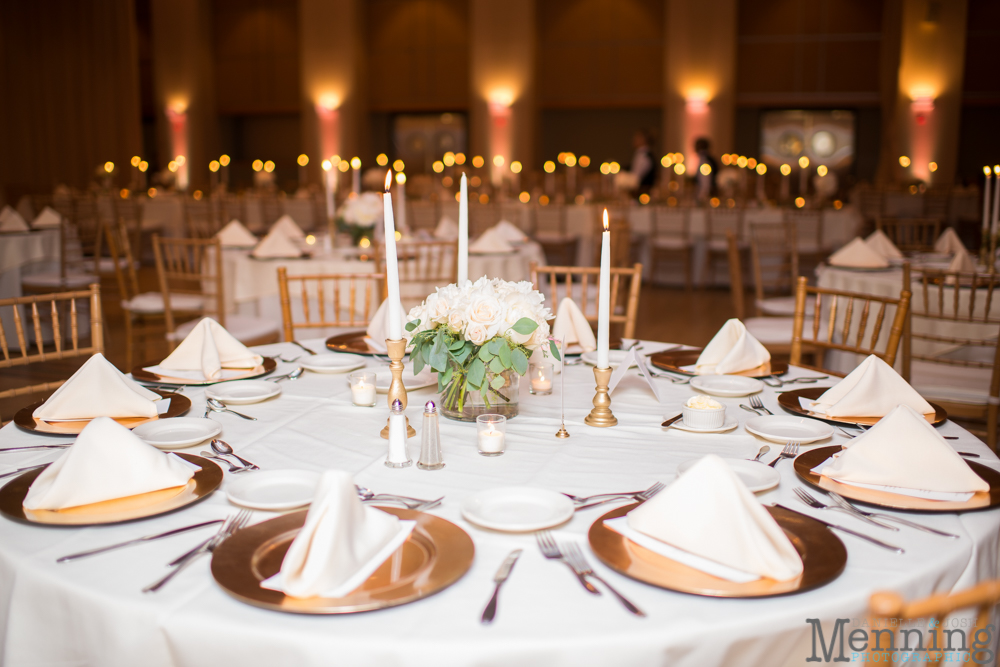 classic ivory and gold wedding