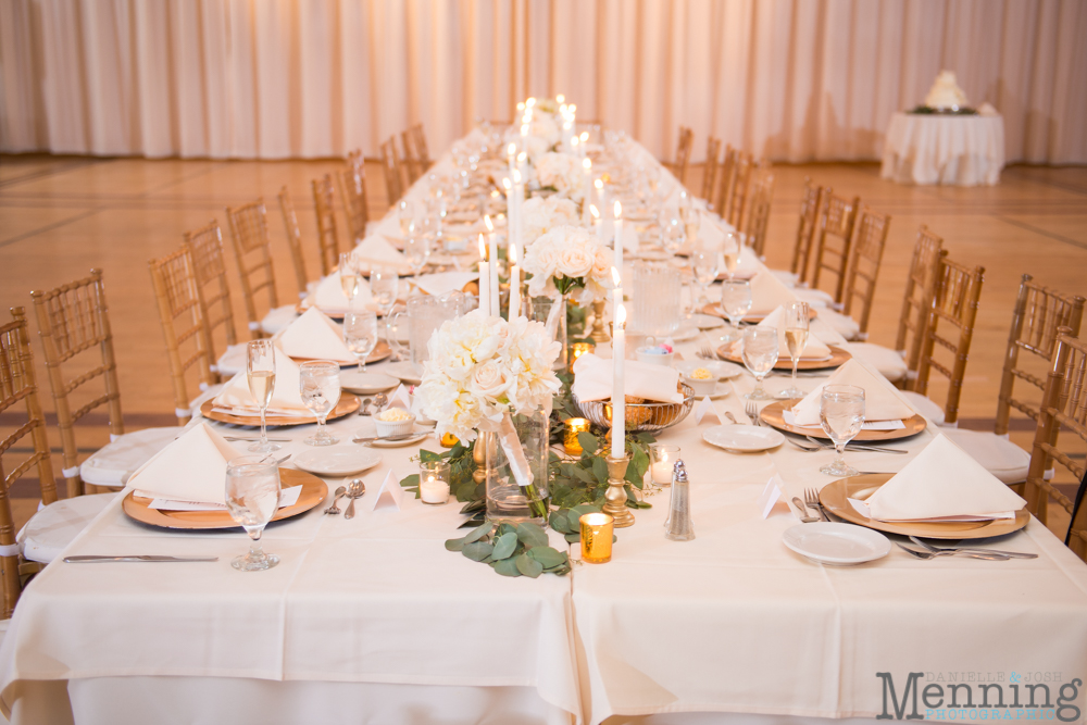 classic ivory and gold wedding