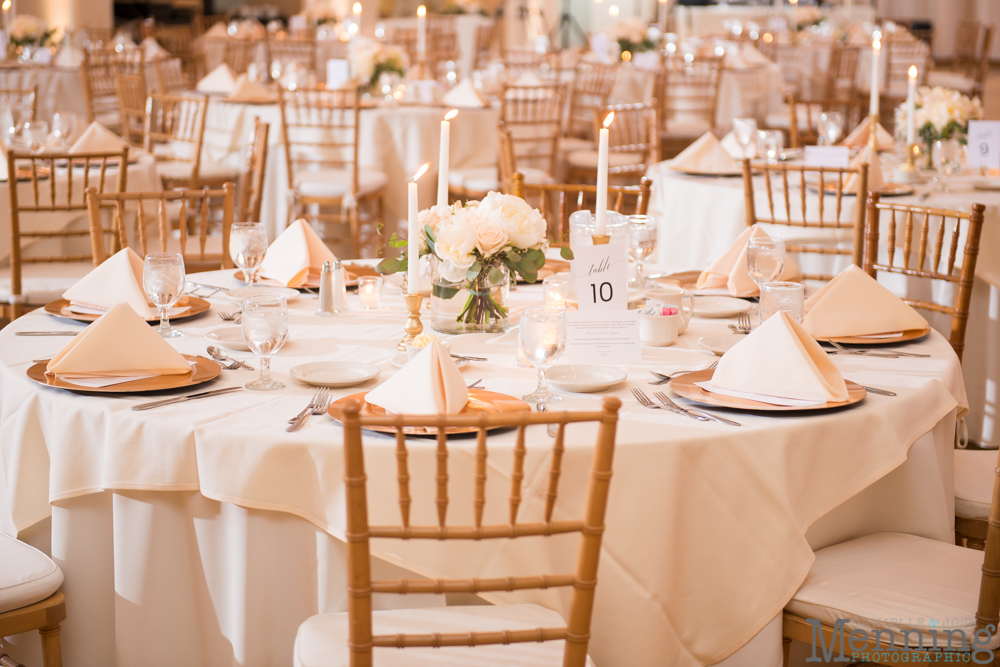 classic ivory and gold wedding